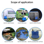 Aquarium water pump — Whisper-quiet cleaning with strong water flow