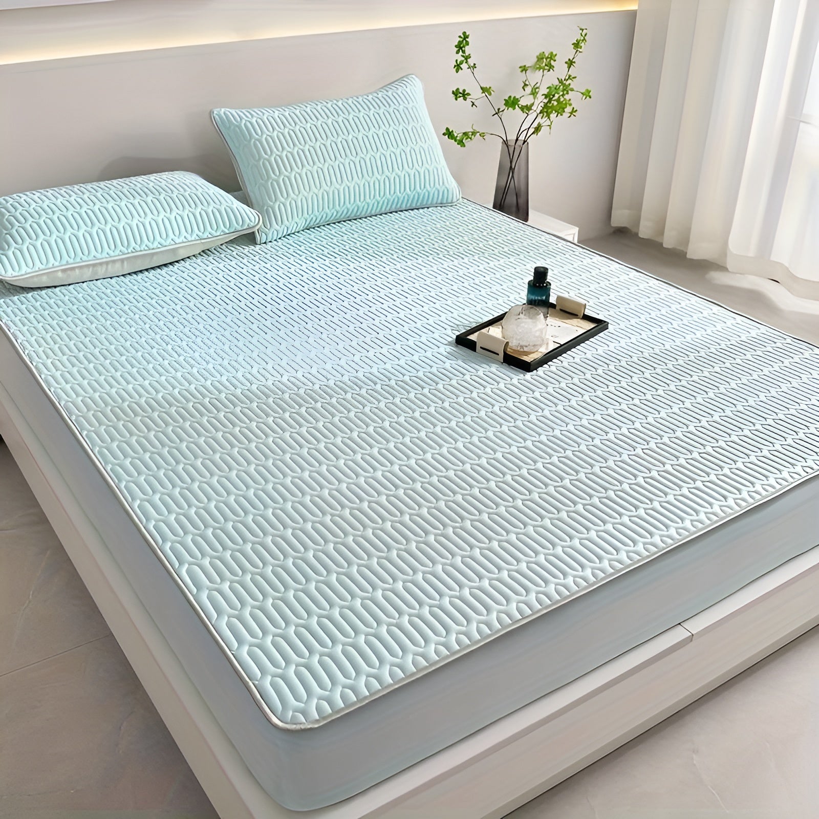 ChillDreams Set – Luxury Cooling Latex Mattress and Pillows