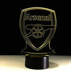 Football Arsenal 3D Optical Illusion Lamp