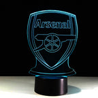 Football Arsenal 3D Optical Illusion Lamp