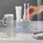 Luxurious Art Deco Bathroom Accessory Holder