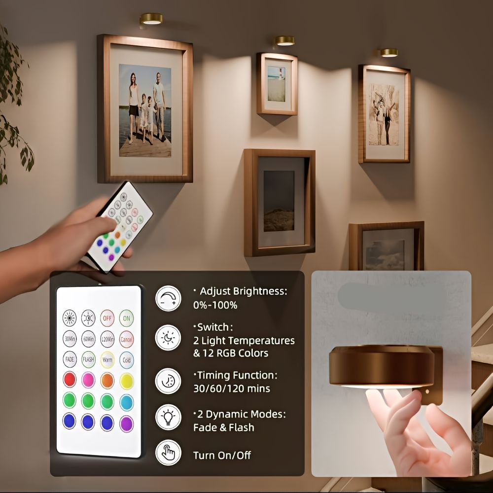 ArtLume | Wireless Rechargeable LED Spotlights for Picture & Artwork Lighting