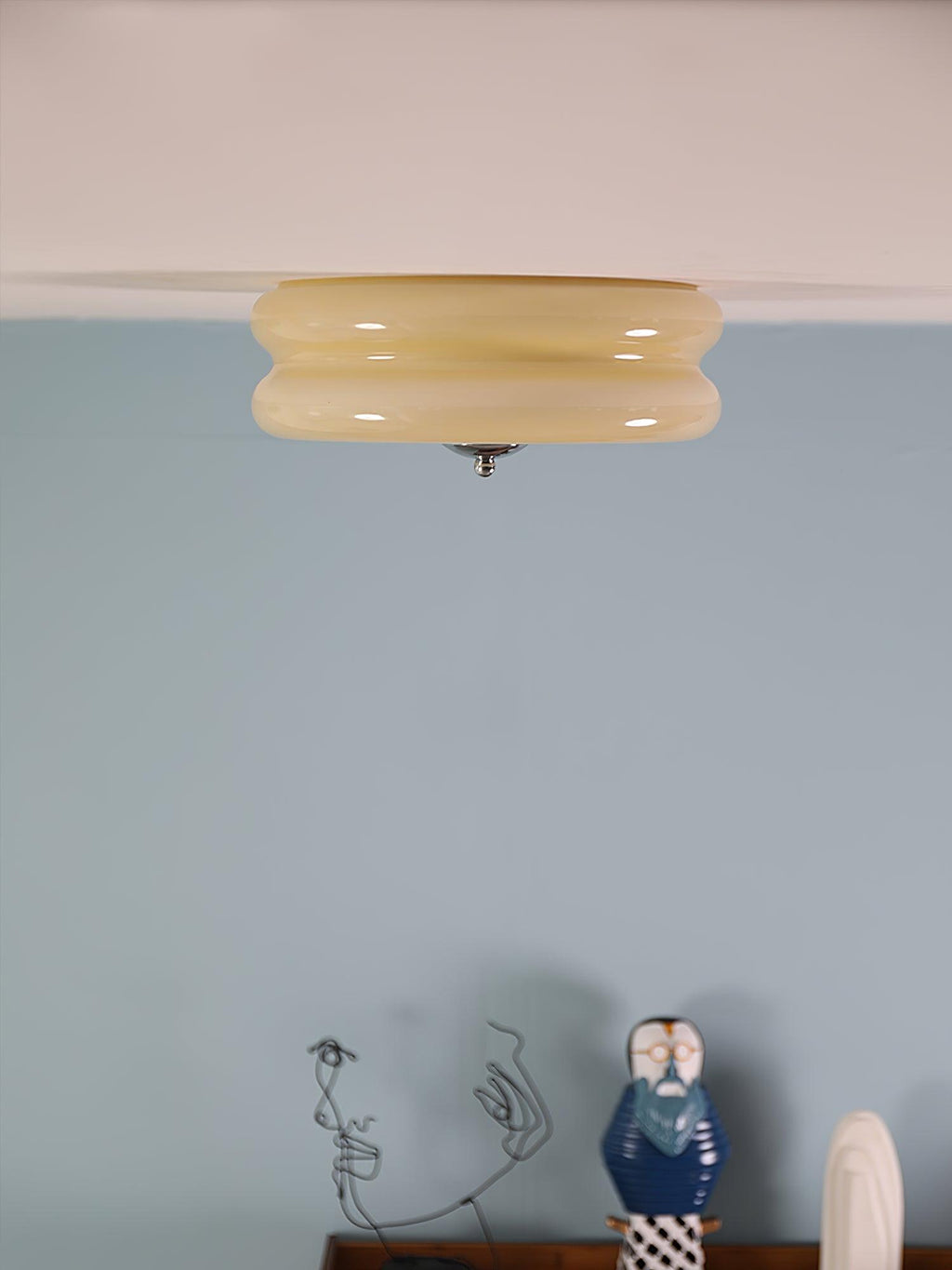 Vintage Ceiling Lamp Art Deco Design