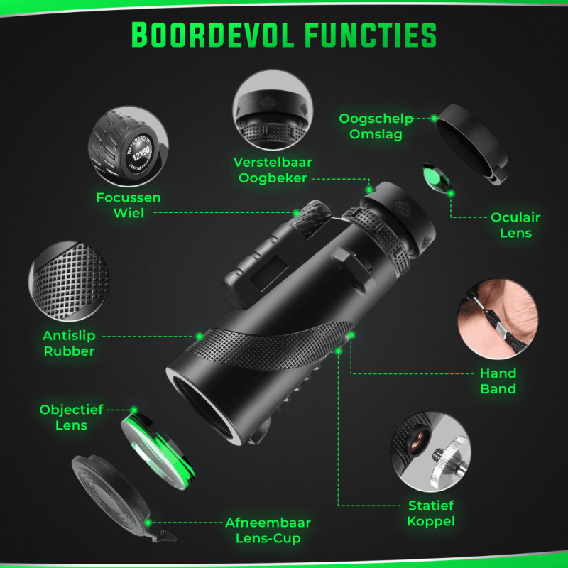 AstroView High Quality Monocular | Compact and lightweight for a clear view at long distances