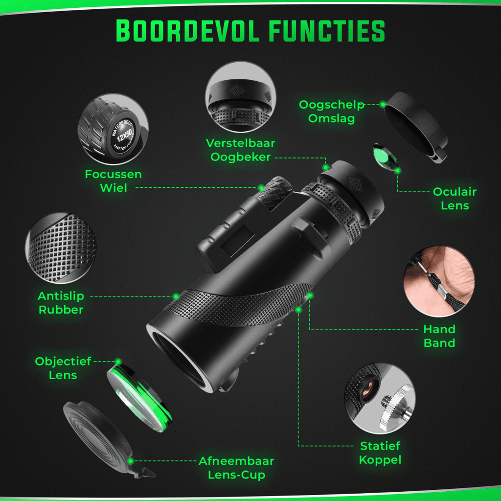 AstroView High Quality Monocular | Compact and lightweight for a clear view at long distances