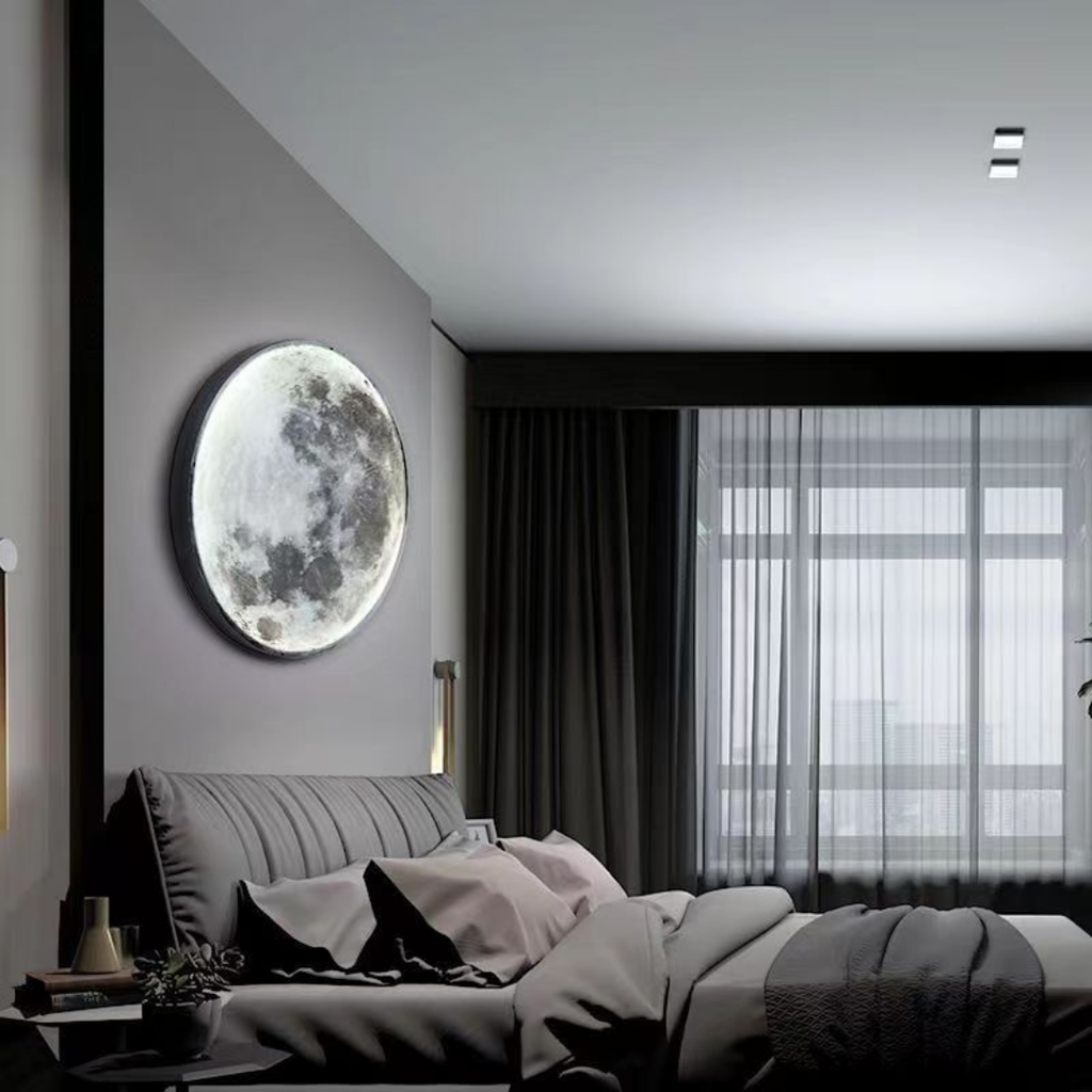 Moon and Earth Design LED Wall Lamp