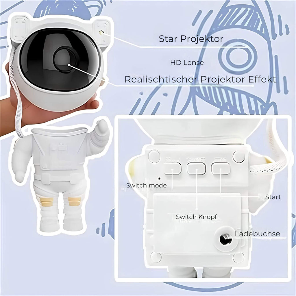 Astronaut Star Projector | Creative Light Source