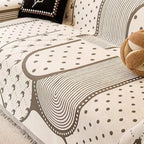 Asymmetry Blob Chenille Sofa Cover