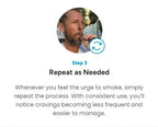 Breathing chain made of stainless steel – For quitting smoking & stress relief