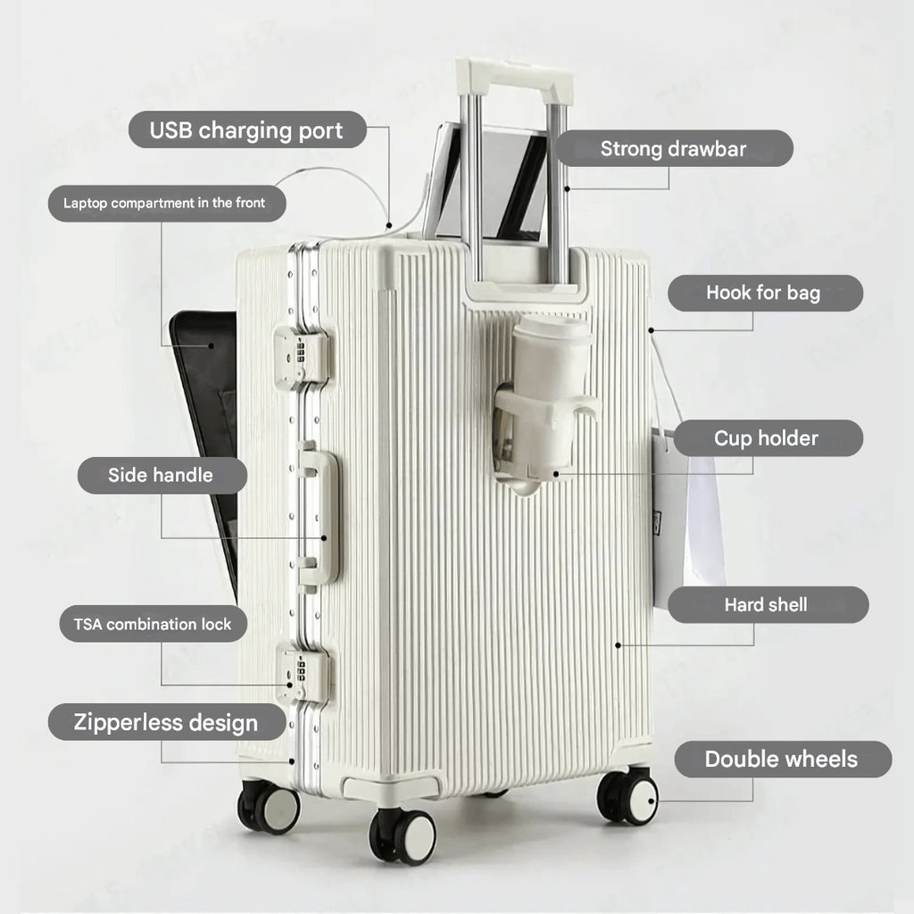 Hard Carry-On Suitcase – Manhattan Pro