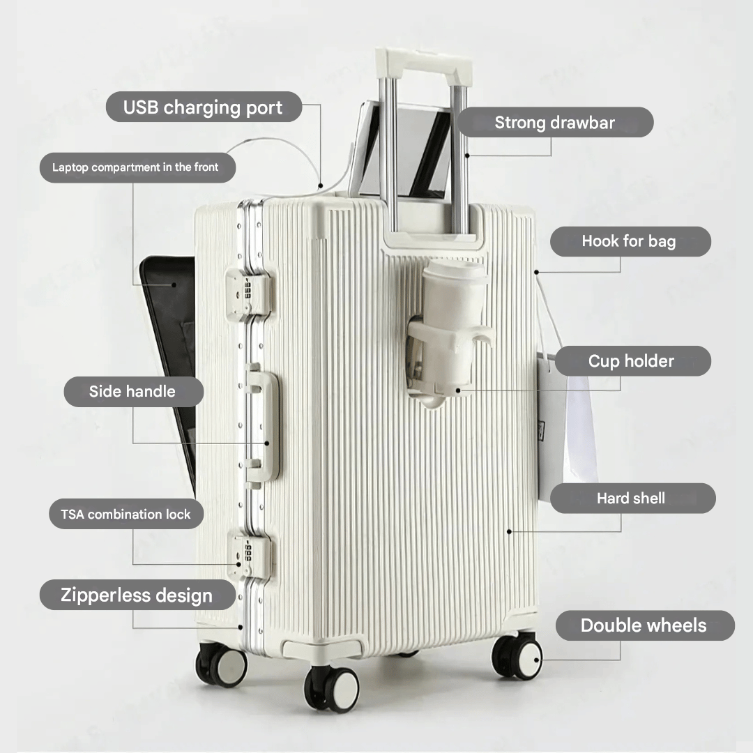 Hard Carry-On Suitcase – Manhattan Pro