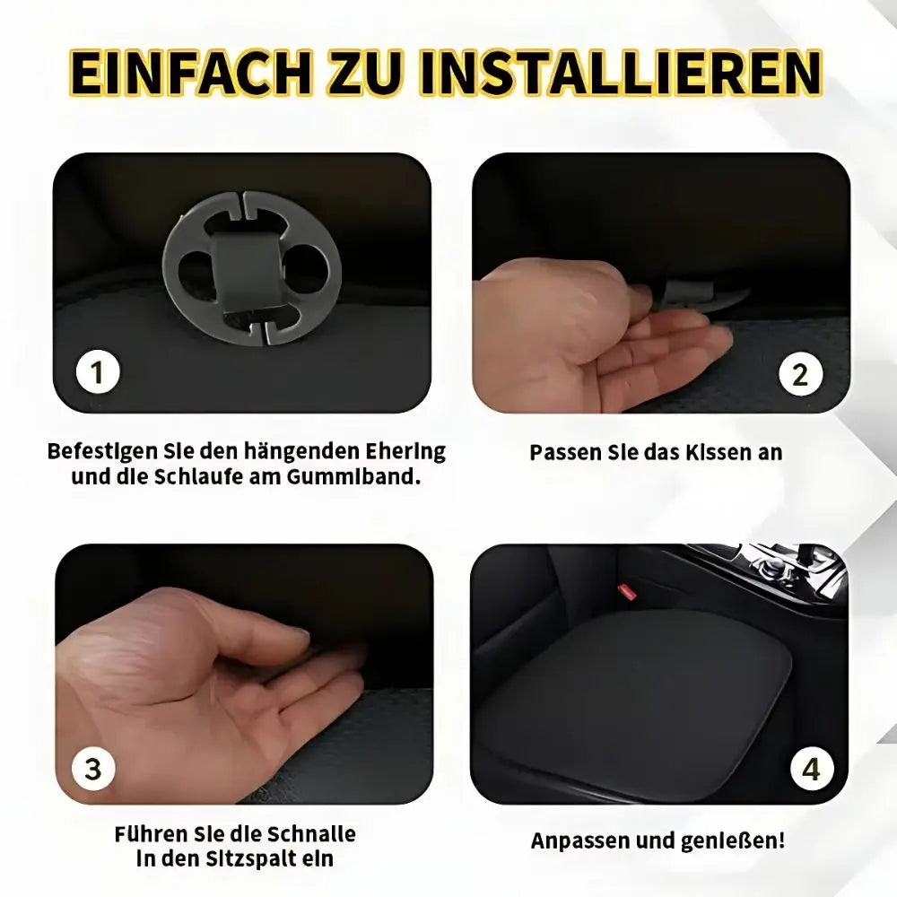 Breathable car seat covers made of ice silk with non-slip back