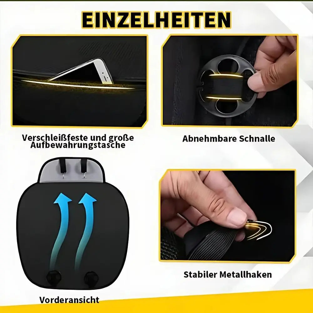 Breathable car seat covers made of ice silk with non-slip back
