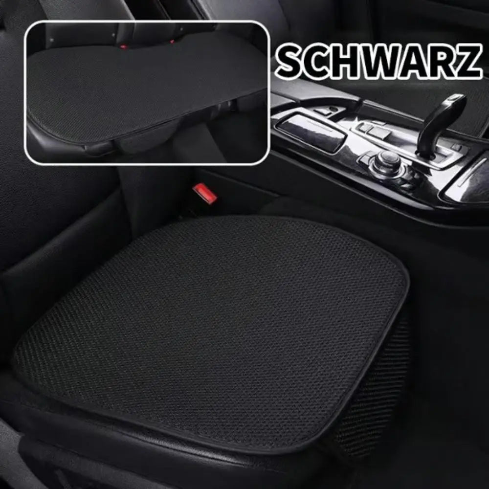 Breathable car seat covers made of ice silk with non-slip back