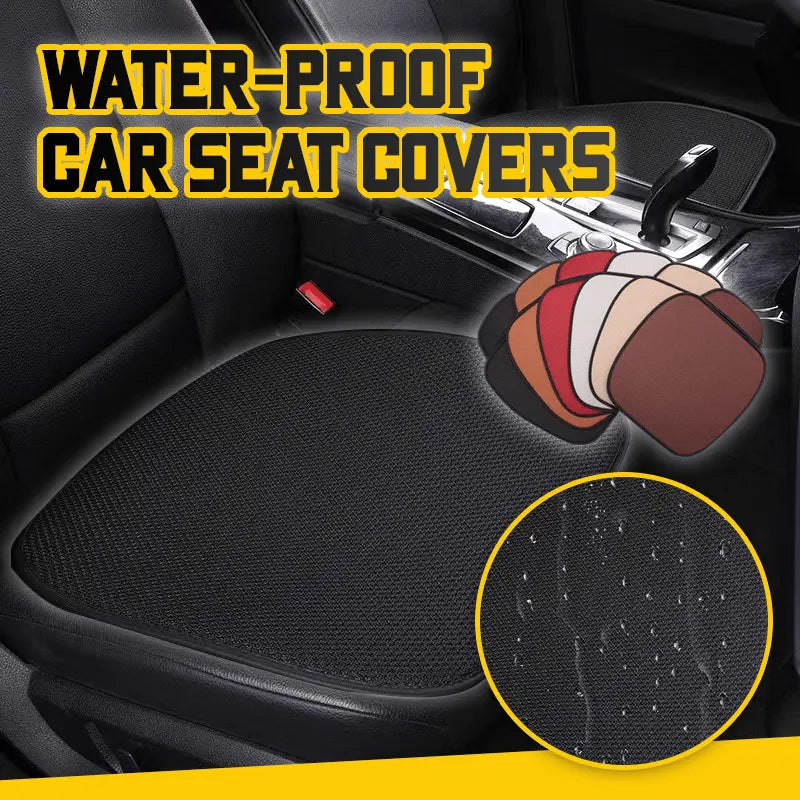 Breathable & Non-Slip Cotton Car Seat Cover Complete Set - Universal Fit