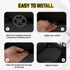 Breathable & Non-Slip Cotton Car Seat Cover Complete Set - Universal Fit