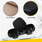 Breathable & Non-Slip Cotton Car Seat Cover Complete Set - Universal Fit