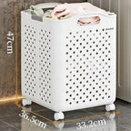 Collapsible Laundry Basket with Wheels | Foldable Laundry Basket 30L 45L 54L