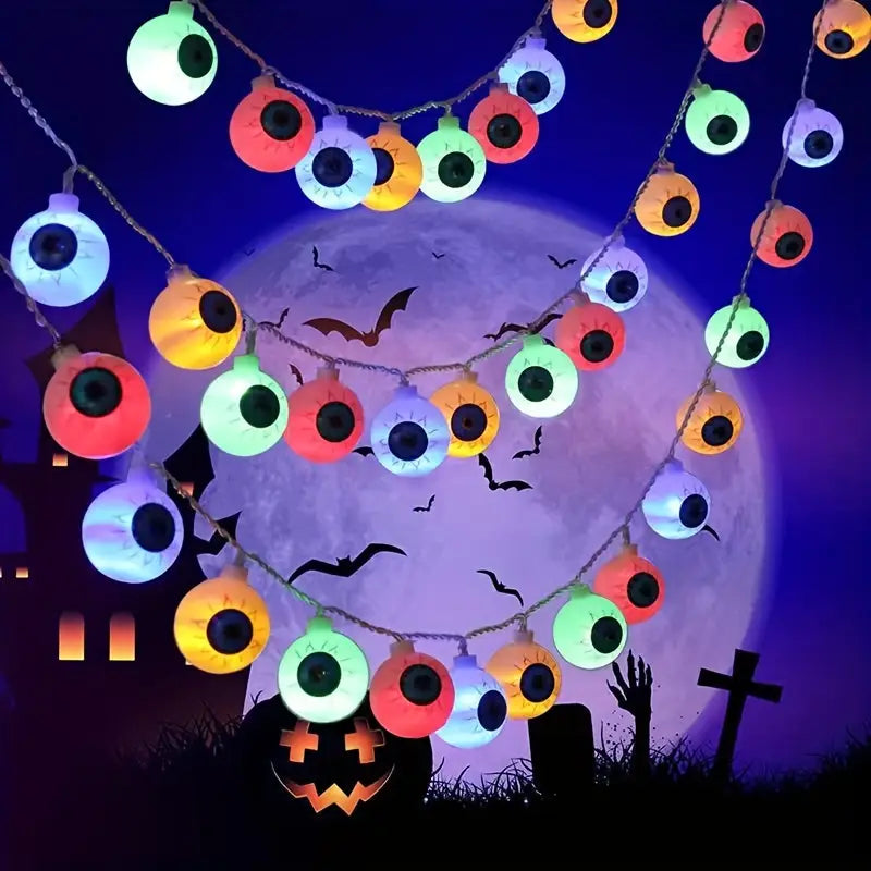 Eye String Lights | Halloween Decoration