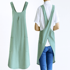 Elegant apron with crossed back for crafting
