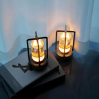 Auralight Wireless Table Lamp Crystal Glass Touch Control