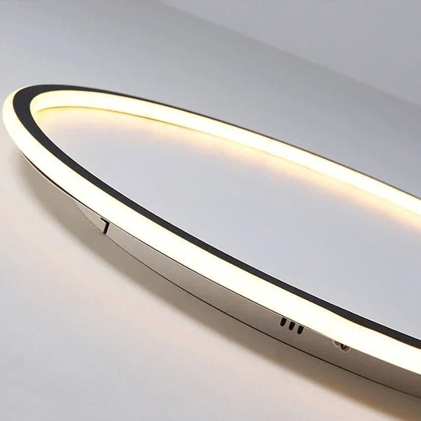 Scandinavian LED ceiling light for warm, glare-free living light