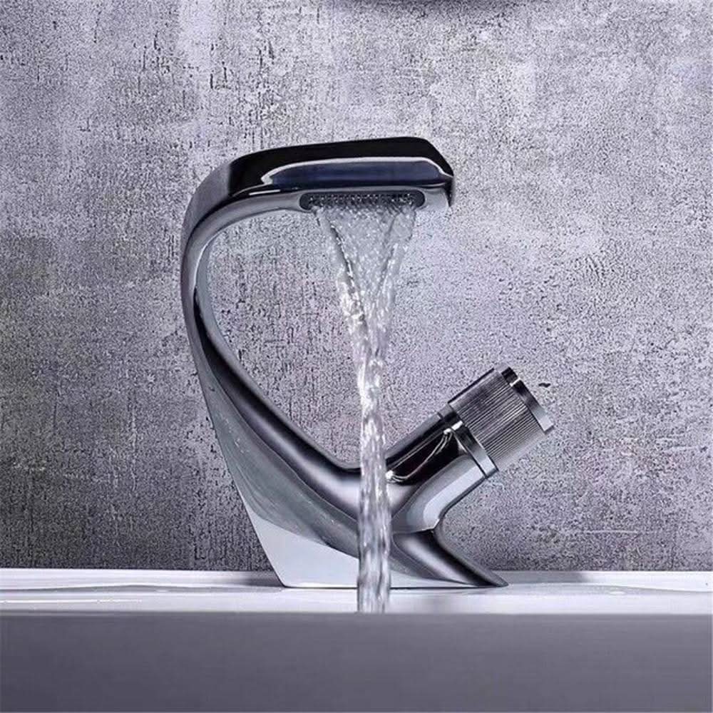 Modern Bathroom Sink Mixer Faucet – Stylish Chrome Tap