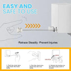 Retractable Clothesline – Space-saving, stable & secure