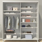 Extendable shelf board for flexible storage