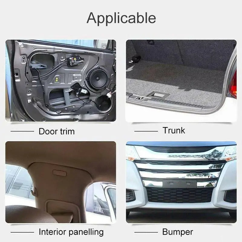 Auto mounting kit with clips & tools for repairs
