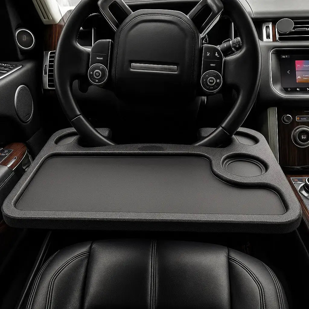 Car Dining Table & Laptop Holder – Directly mountable at the steering wheel