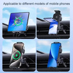 Car device holder with charging function – Automatic grip & wireless charging