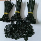 Auto cable tie buckles – Tool-free attachment