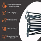 Auto cable tie buckles – Tool-free attachment