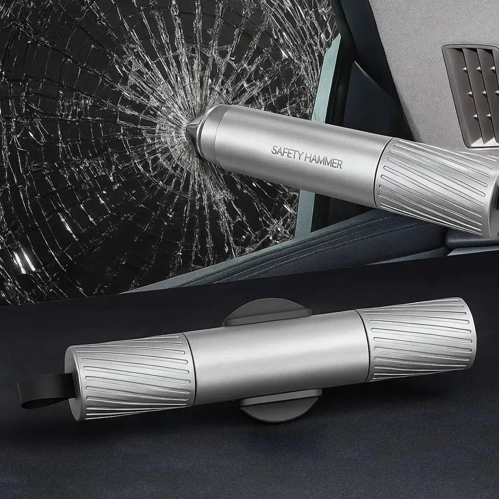 Auto emergency hammer with glass breaker – Reliable & life-saving in an emergency