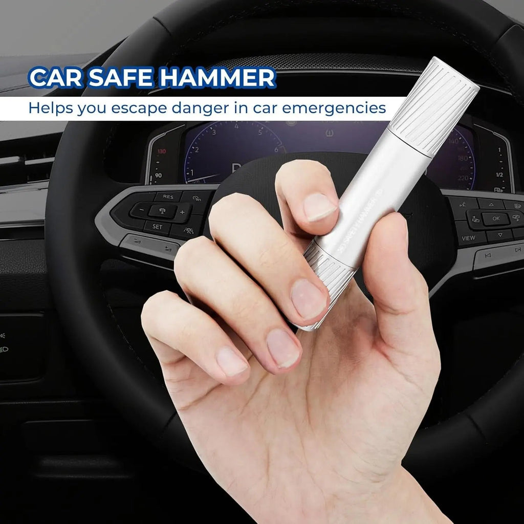 Auto emergency hammer with glass breaker – Reliable & life-saving in an emergency