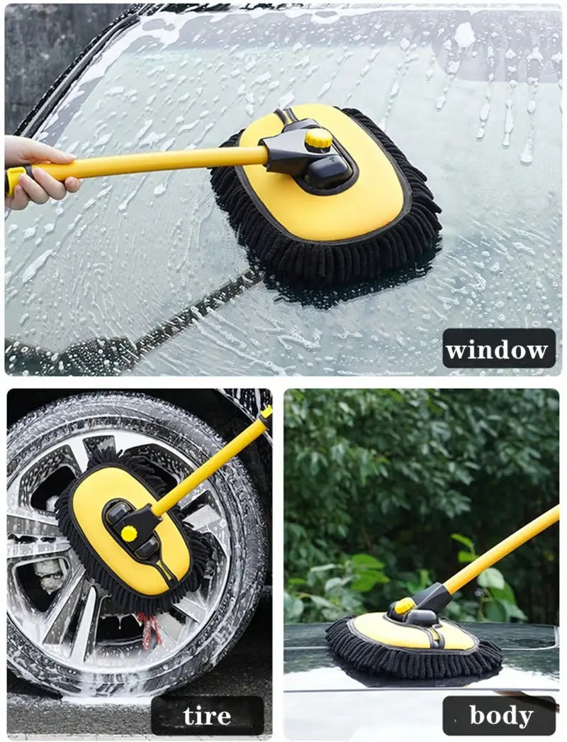 Auto Cleaning Brush - For hard-to-reach areas and streak-free cleaning