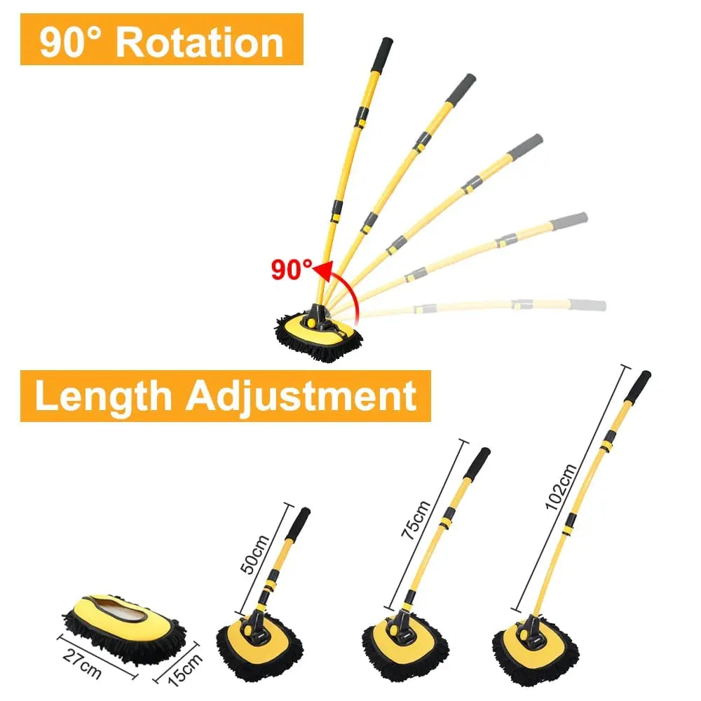Auto Cleaning Brush - For hard-to-reach areas and streak-free cleaning