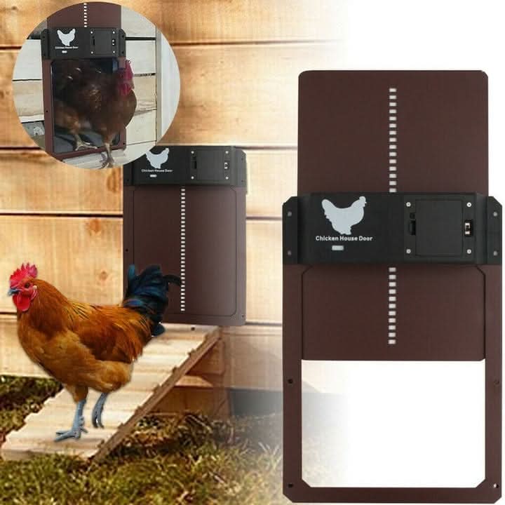 Automatic Chicken Coop Door with Light Sensor & Weather Protection