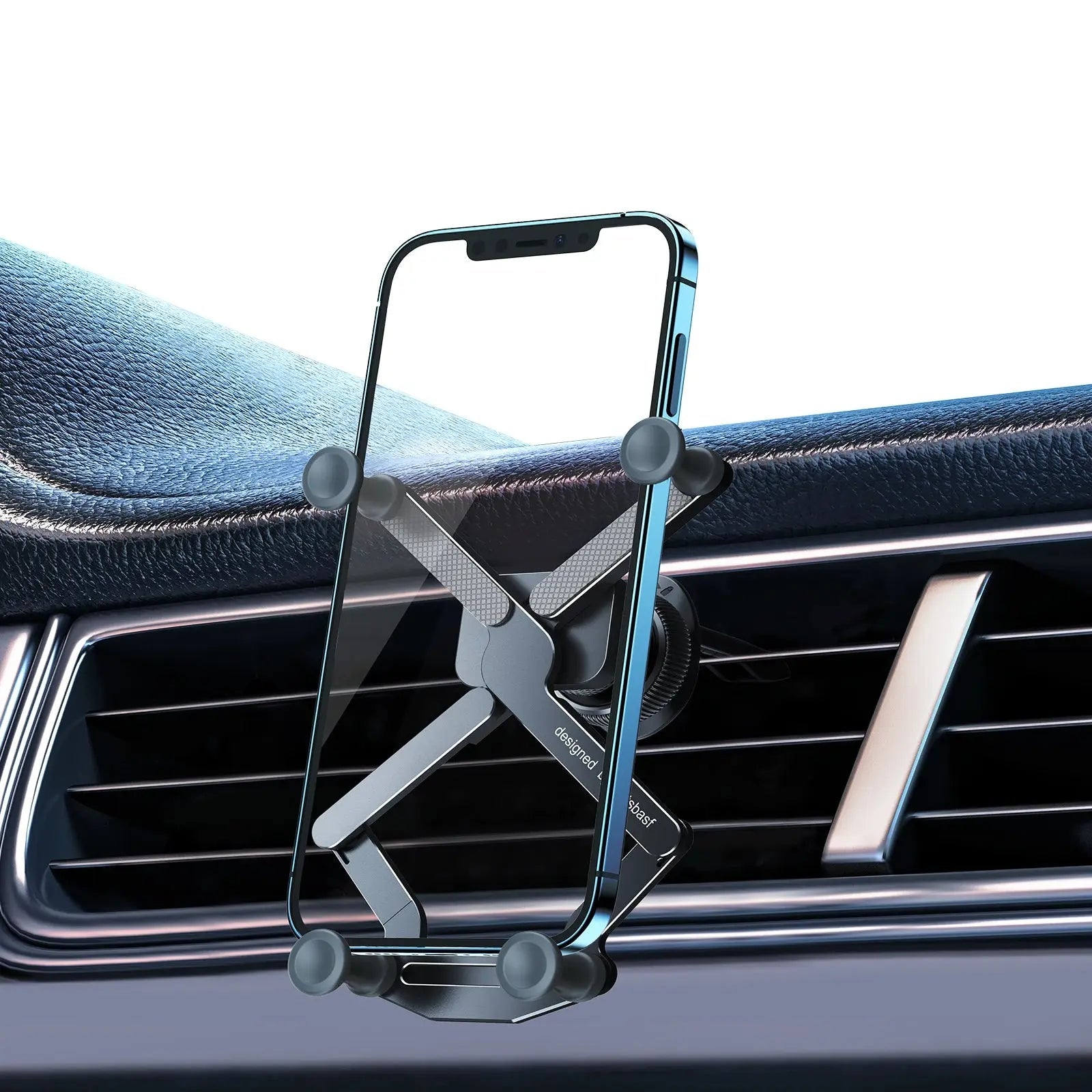 Car mount with flexible grip for safe driving