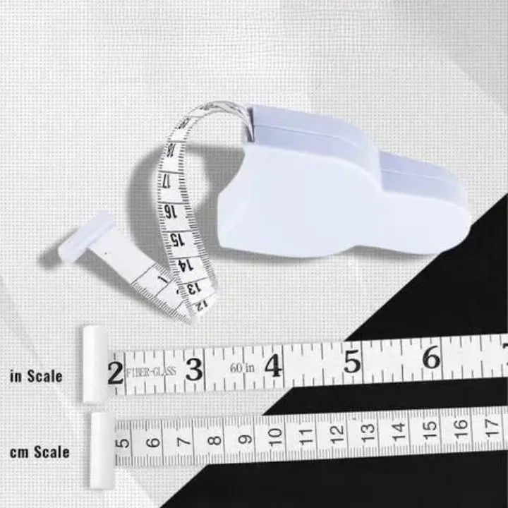 Automatically Retractable Measuring Tape – One-Handed Body Measurement & Precise