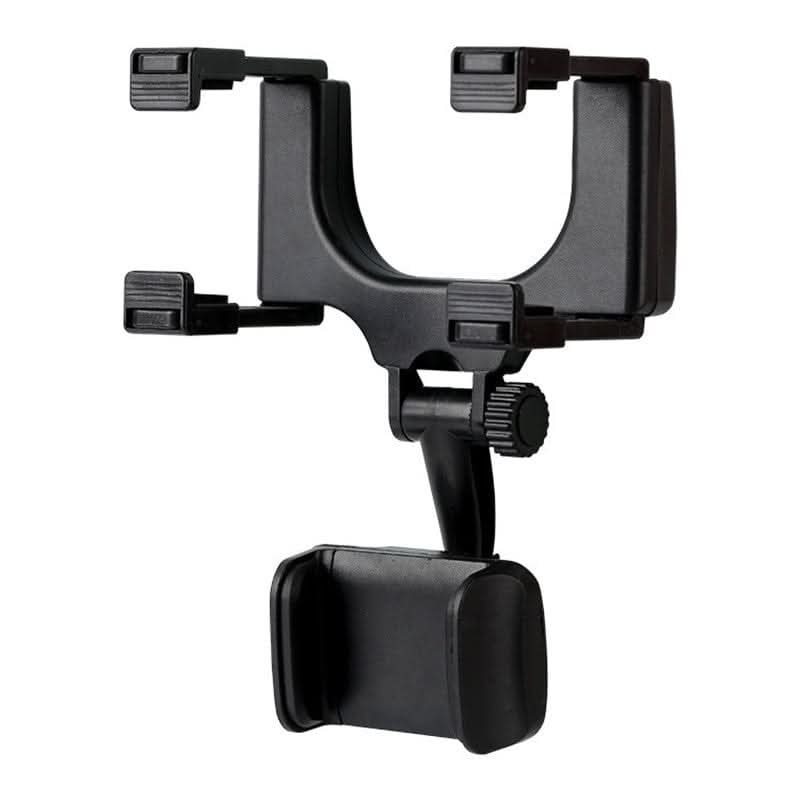 Rear-view mirror mobile phone holder for safe driving