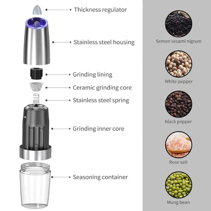 Automatic Electric Salt & Pepper Mill