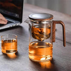 Automatic Glass Teapot – Drip-Free for Perfect Tea