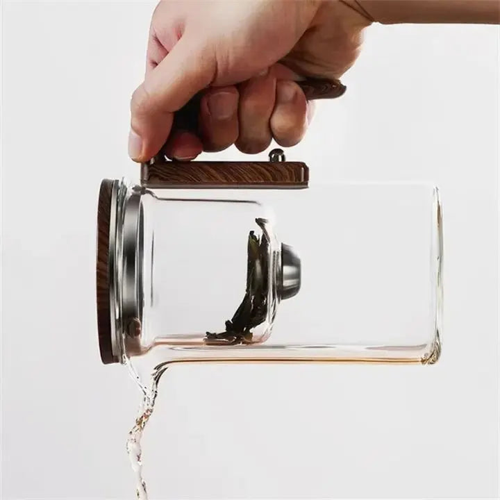 Automatic Glass Teapot – Drip-Free for Perfect Tea