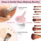 Automatic Makeup Brush Cleaner — USB-powered Deep Cleaning Device