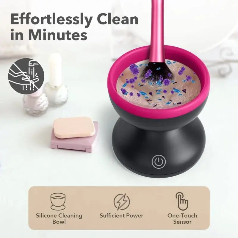 Automatic Makeup Brush Cleaner — USB-powered Deep Cleaning Device