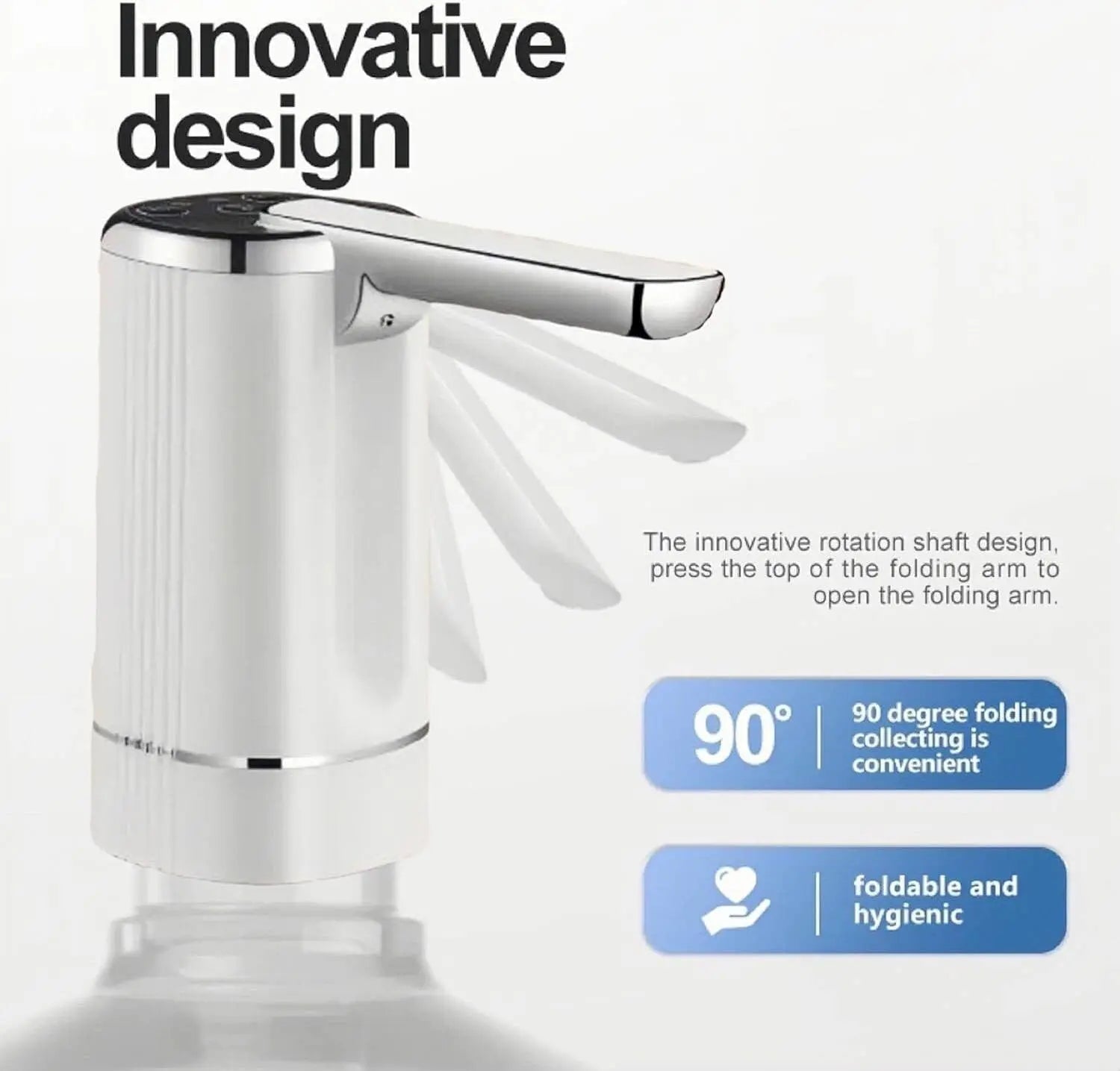 Automatic water dispenser with battery – hygienic & touchless dispensing