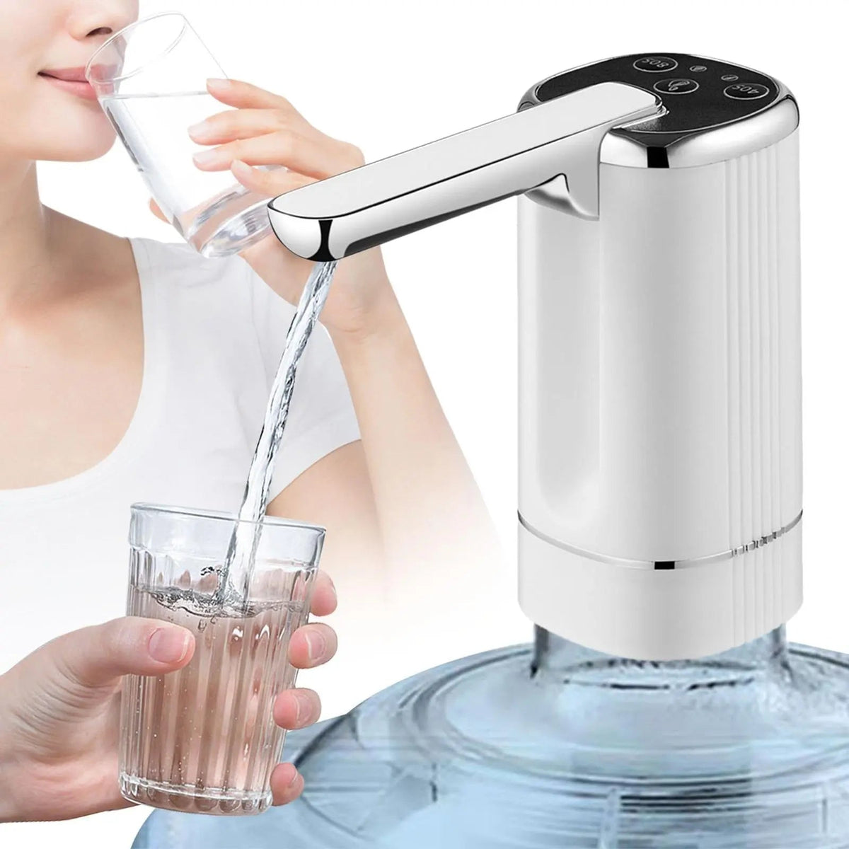 Automatic water dispenser with battery – hygienic & touchless dispensing