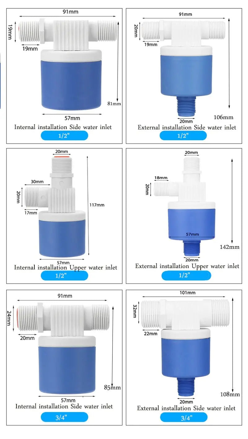 Automatic Water Level Valve – No Electricity, Control & Overflow Risk